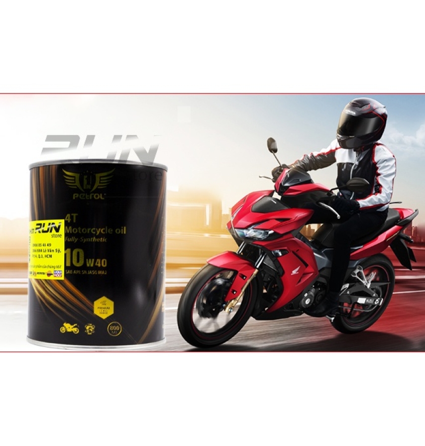 THÙNG Nhớt Tổng Hợp PETROL ONE 10W40 MA2 – API SN – 1000ml X 12 LON